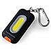 Pocket LED Nero Torcia portachiavi COB LED - Foto miniatura 1