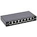 Patch Panel Cat. 6a 0,5u 8 Vie, Montaggio Su Tavolo /parete Nero Ral9005 - Foto miniatura 1