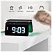 Wcc01bk 2in1 Large Digit Alarm Clock With 10w Wireless Charger & Rgb Color Lamp Black - Foto miniatura 3