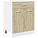 Armadio Inferiore Cassetto “Lyon” Rovere Sonoma 60x46x81,5 - Foto miniatura 1