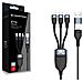 ETTA05B15 Cavo USB 2.0 1,5 m USB C USB C /Micro-USB B /Lightning Nero - Foto miniatura 2