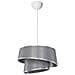 Lampada Da Soffitto Lima Mdl5132 Con Paralume In Tessuto Grigio - Foto miniatura 1