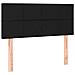 Letto a Molle con Materasso e LED Nero 90x200 cm in Tessuto - Foto miniatura 7