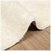 Tappeto Shaggy a Pelo Lungo NAVARRA Crema 200x200 cm poliestere - Foto miniatura 4