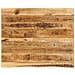 Piano Tavolo 90x80x3,8 Cm Bordi Vivi Legno Di Mango Grezzo - Foto miniatura 1