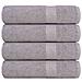 Asciugamani Doccia 4 Pz Grigio 70x140 Cm 360 G/m 100% Cotone - Foto miniatura 1