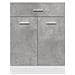 Armadio Inferiore Cassetto “Lyon” Grigio Cemento 60x46x81,5 - Foto miniatura 3