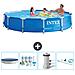 Piscina Fuori Terra - In Giro - 366x366x76 Cm - Blu - Include Accessori Coordinati Cb7 - Foto miniatura 1