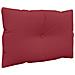 Cuscini Per Pallet 2 Pz Rosso Vino In Tessuto - Foto miniatura 3