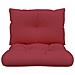 Cuscini Per Pallet 2 Pz Rosso Vino In Tessuto - Foto miniatura 4