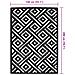 Tappeto da Esterno ARAKIL Bianco e Nero 140x200 cm PP - Foto miniatura 6