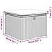 Set Divani da Giardino con Cuscini 2 pz Nero Polyrattan Acacia - Foto miniatura 8