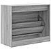 Scarpiera Grigio Sonoma 80x34x63 cm in Legno Multistrato - Foto miniatura 7