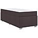 Struttura del letto Marrone scuro 90 x 200 cm Tessuto - Foto miniatura 9