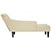 Sdraio con Bracciolo Destro in Tessuto Crema - Foto miniatura 5