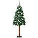Albero di Natale snodato Verde 77 x 77 x 210 cm PVC - Foto miniatura 1