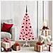 Albero di Natale con 150 LED con supporto Rosa 120 cm PVC - Foto miniatura 2