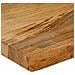 Piano Tavolo Bordi Vivi 140x40x3,8cm in Legno Massello di Mango - Foto miniatura 6