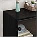 Mobile laterale Rovere Nero 68 x 37 x 75,5 cm Legno multistrato - Foto miniatura 4