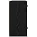 Mobile laterale Rovere Nero 68 x 37 x 75,5 cm Legno multistrato - Foto miniatura 7
