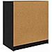 Mobile laterale Rovere Nero 68 x 37 x 75,5 cm Legno multistrato - Foto miniatura 8