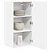 Armadio pensile Riga Bianco 40 x 31 x 80 cm Legno multistrato - Foto miniatura 3
