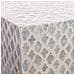 Sgabello In Legno E Capiz Beige 35x35x45h Cm - Foto miniatura 5