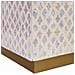 Sgabello In Legno E Capiz Beige 35x35x45h Cm - Foto miniatura 6
