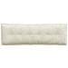 Cuscino per Schiena Crema 160 x 50 cm Tessuto in Cords - Foto miniatura 6
