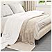 Coperta Beige 220 x 240 cm Panno - Foto miniatura 3