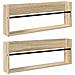 Scaffale per riviste 2 pcs Rovere Sonoma 80 x 12 x 30 cm - Foto miniatura 1