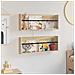 Scaffale per riviste 2 pcs Rovere Sonoma 80 x 12 x 30 cm - Foto miniatura 4