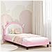 Struttura letto bambini con testata Rosa 80 x 200 cm PU - Foto miniatura 2