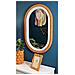 Specchio Con Cornice Vkh469-arancione-mdf-60x4x90 Cm - Foto miniatura 5
