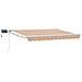 Tenda retrattile manuale con LED Blu e Arancione 3 x 2,5 m - Foto miniatura 1