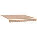 Tenda retrattile manuale con LED Blu e Arancione 3 x 2,5 m - Foto miniatura 5