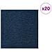 Piastrella per Tappeto Blu 50 x 50 cm 20 pcs PP e Bitume - Foto miniatura 3