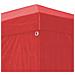 Tenda Party 900 x 300 x 255 cm Rosso PE e Acciaio - Foto miniatura 4