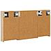 Set di Armadi da Bagno con lo scaffale 3 pcs 100 x 10,5 x 50 cm - Foto miniatura 9
