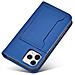 Custodia Magnetica Per Iphone 12 Pro, Portafoglio Per Carte, Supporto Per Carte, Blu. - Foto miniatura 1