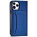 Custodia Magnetica Per Iphone 12 Pro, Portafoglio Per Carte, Supporto Per Carte, Blu. - Foto miniatura 3