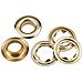 20 occhielli ottonati 16mm - Foto miniatura 1