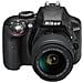 D3300 Nero Kit 18-55 VR AF-P + SD Lexar 8 GB Sensore CMOS DX 24Mpx Display 3'' Filmati Full HD Wi-Fi Ready - Foto miniatura 1
