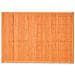 Tovaglietta bamb— arancio cm. 45x30. Non lavabile in lavastoviglie - Foto miniatura 1