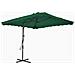 Ombrellone Da Esterni Con Palo In Acciaio 250x250 Cm Verde - Foto miniatura 3