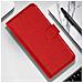 Custodia Huawei P Smart 2019 Portacarte Funzione Supporto Cover Silicone - Rosso - Foto miniatura 4