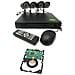 Kit Videosorveglianza Dvr 4 Canali Con Telecamere Infrarossi E Hard Disk 500 Gb - Foto miniatura 1