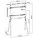 ICA-TR19 Supporto TV a parete 177,8 cm (70") Noce - Foto miniatura 10