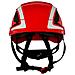 Casco Di Protezione Con Sensore Uv, Riflettente, Ventilato Rosso En 397, En 12492 - Foto miniatura 1