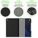 Cadorabo Custodia Per Tablet Compatibile Con Samsung Galaxy Tab A 2016 (7.0"" Zoll) Sm-t280n In Nero Satin - Coperchio Protettiva Ultra Sottile Senza Funzione Auto Wake Up E Stand - Foto miniatura 5